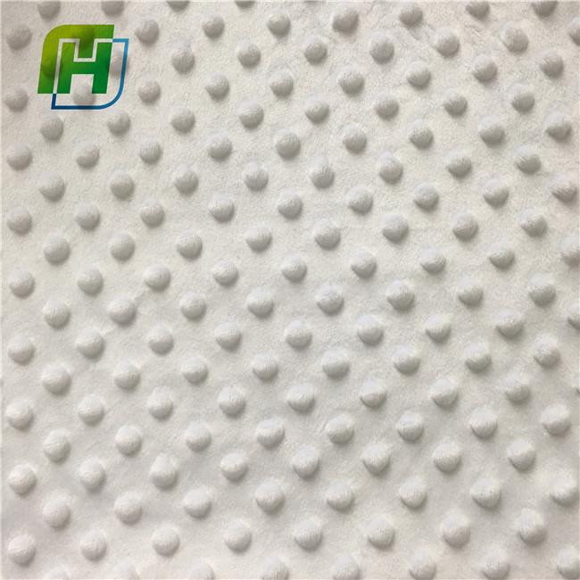 cream blanket minky fabric