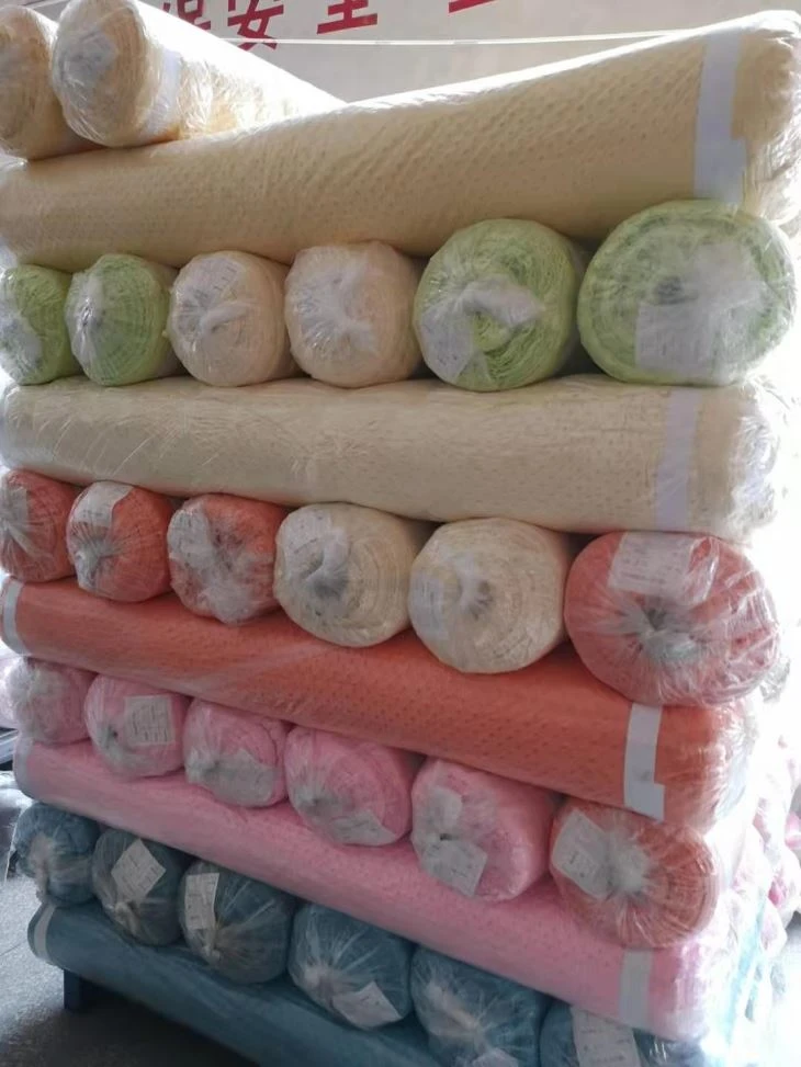 Cream Minky Dots Cuddle Fabric