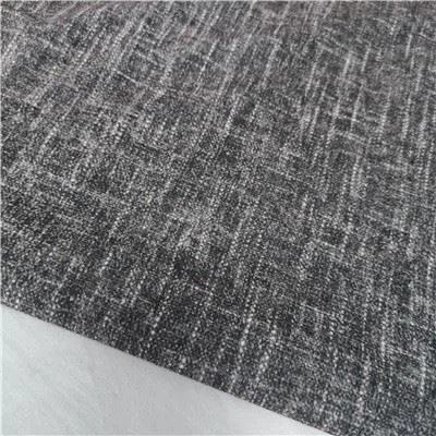 Linen Look Embossed Velvet Fabric