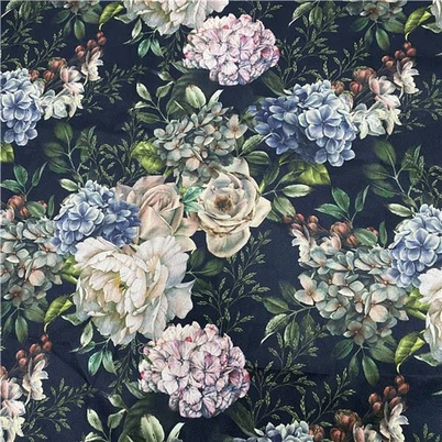 Tela de vellut amb estampació decorativa per a la llar